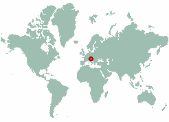 Zell-Pfarre in world map
